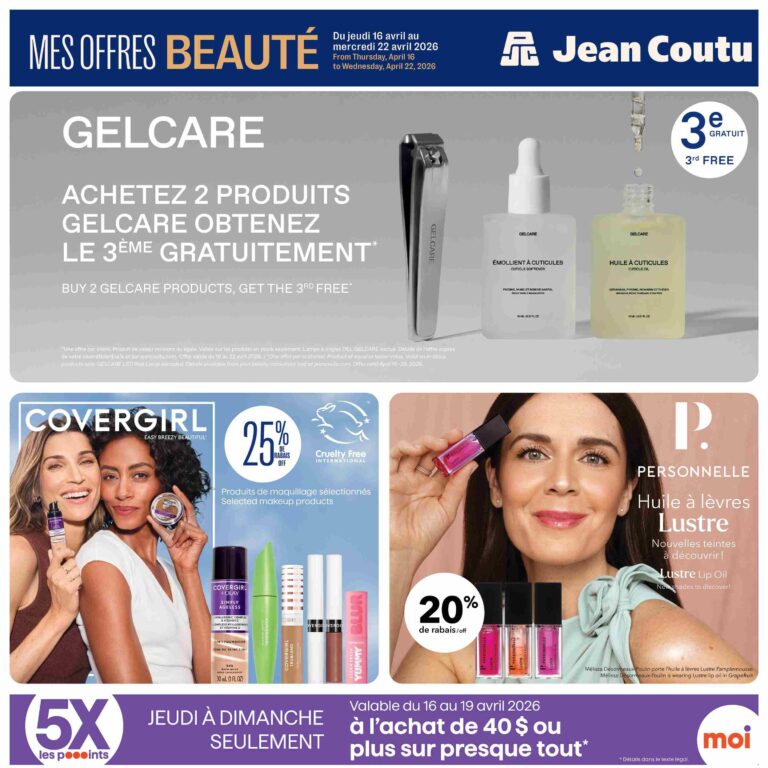 Circulaire Jean Coutu