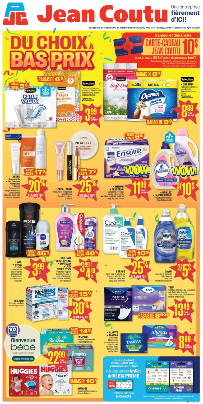 Jean coutu circulaire