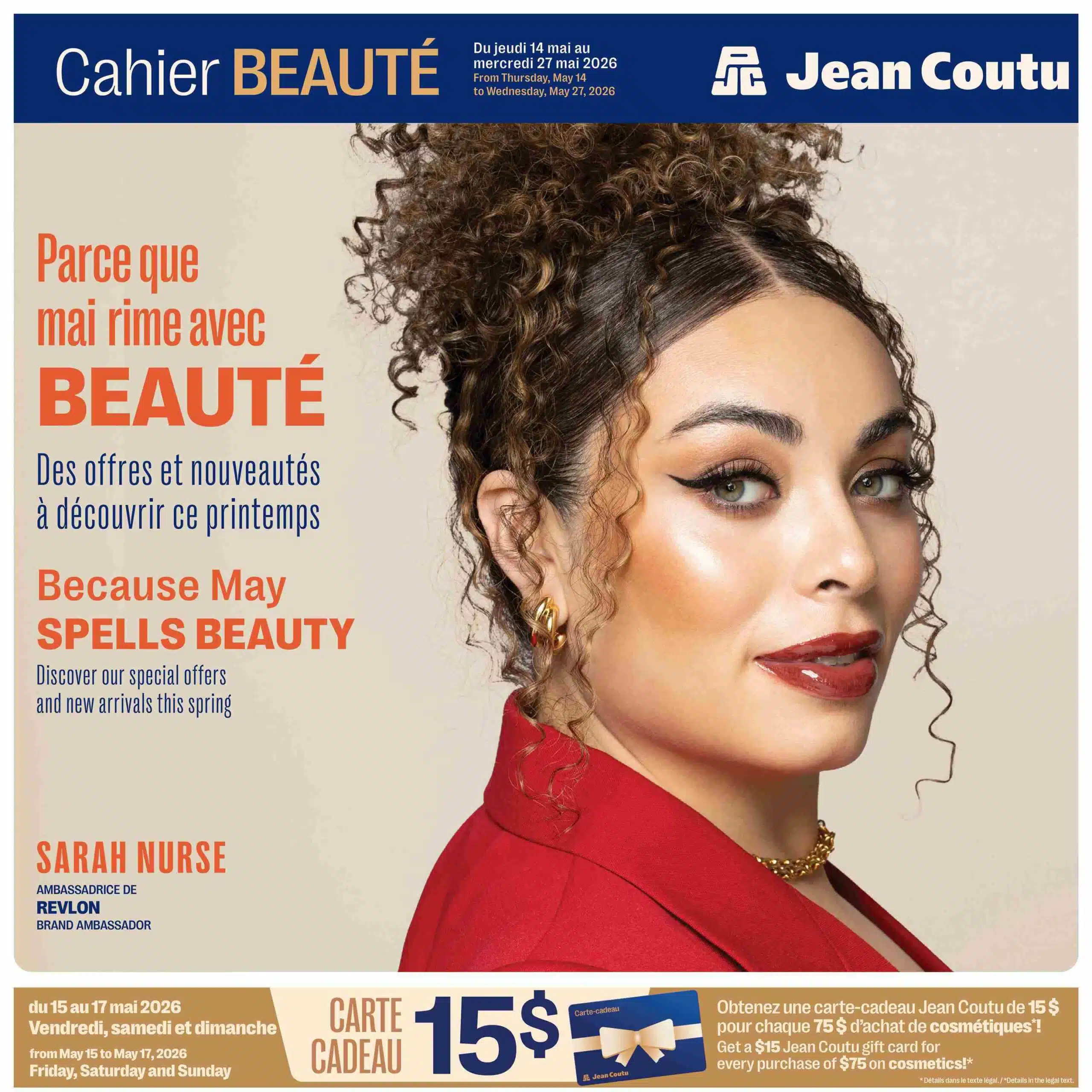 Circulaire Jean Coutu Beaute 14.05.2026