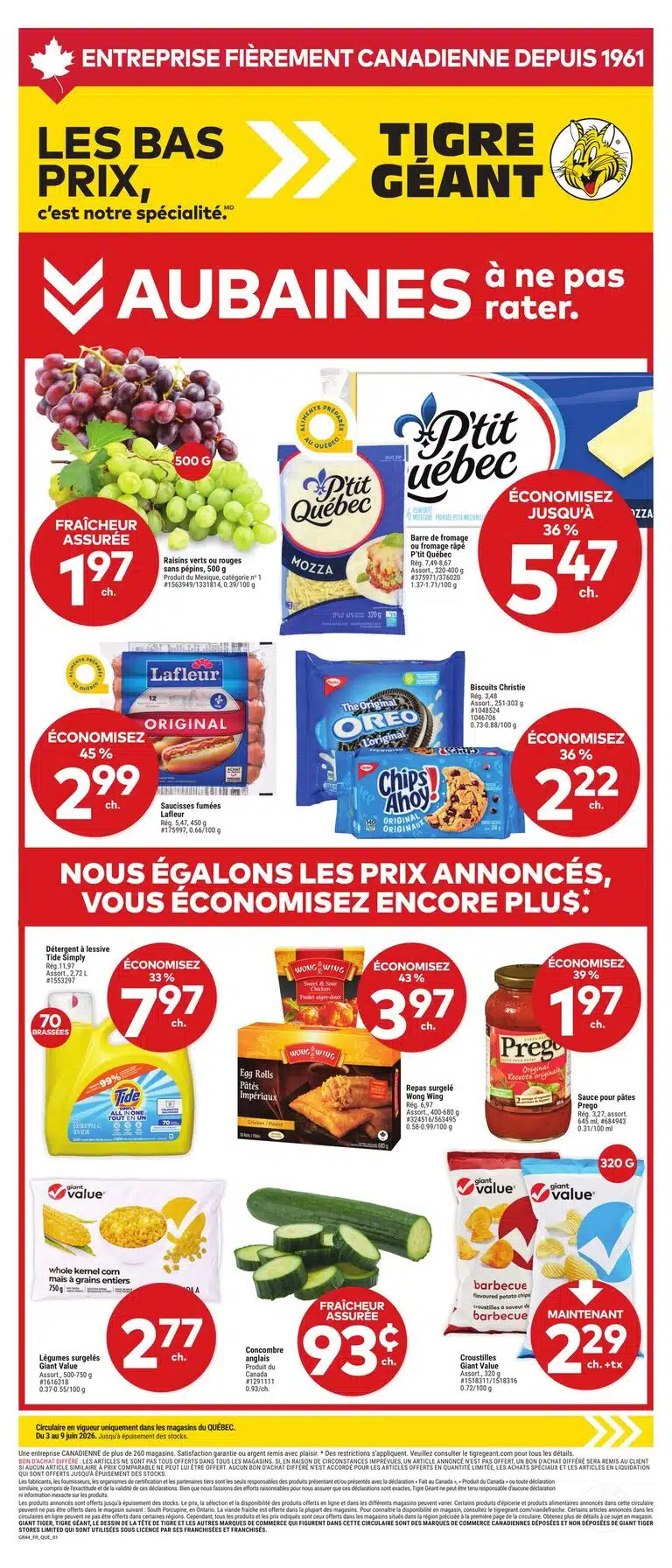Circulaire Tigre Géant 03.06.2026